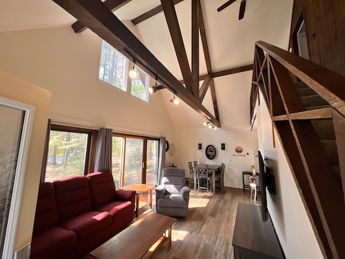 Cozy A-Frame Chalet - on Bike Trail, UTV trail and close to town