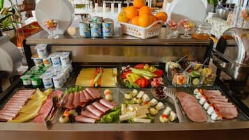 Daily buffet breakfast (EUR 10 per person)