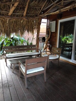 Terrace/patio - La Casita @ The Blue Bahia Resort in Sandy Bay (Roatan)