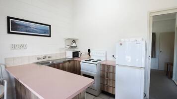 Microwave, stovetop, toaster