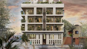 Fachada de la propiedad