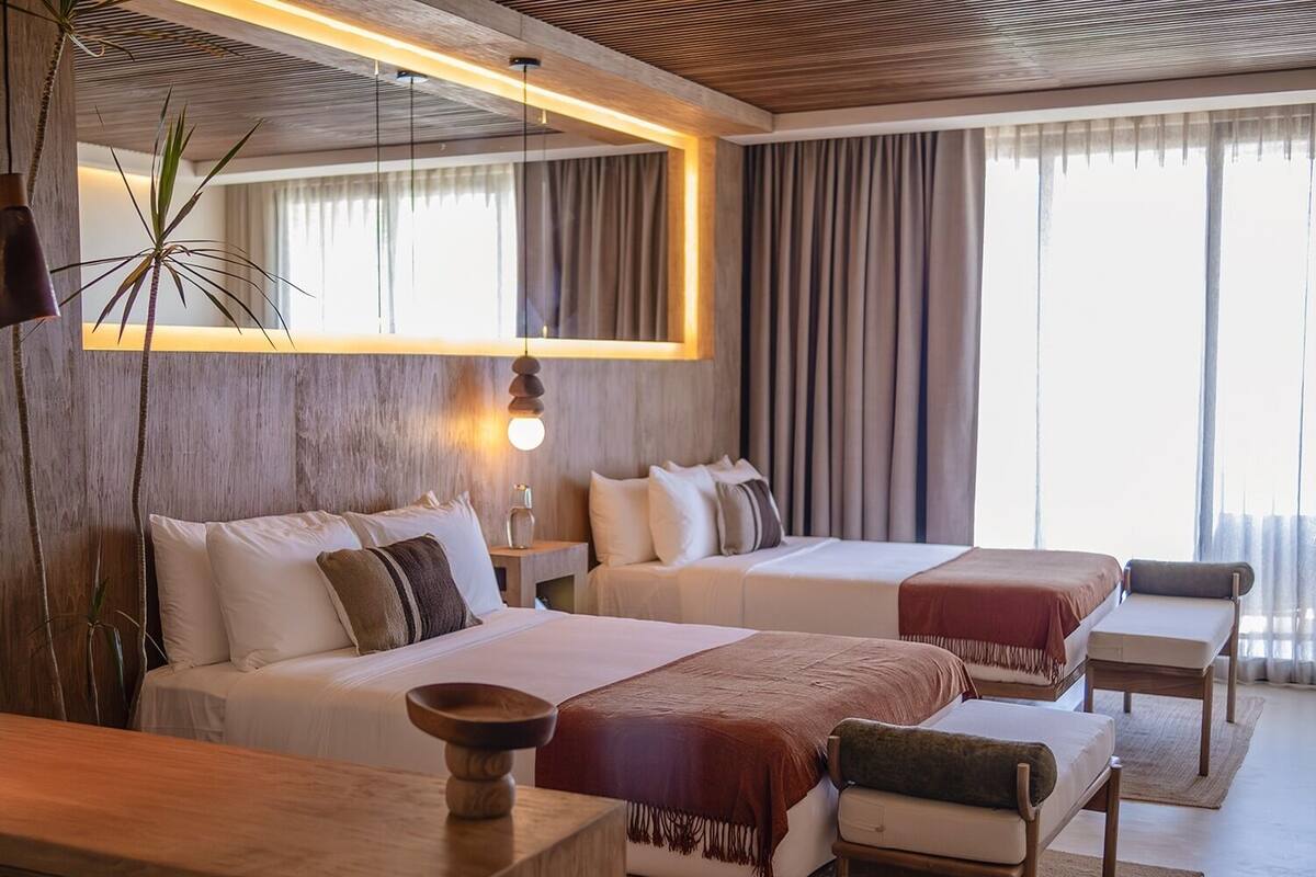 Deluxe Ocean View Double | 고급 침구, 오리/거위털 이불, 미니바, 객실 내 금고