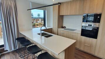 2 Bedroom Apartment | Private kitchen | Electric kettle, eco-friendly cleaning products