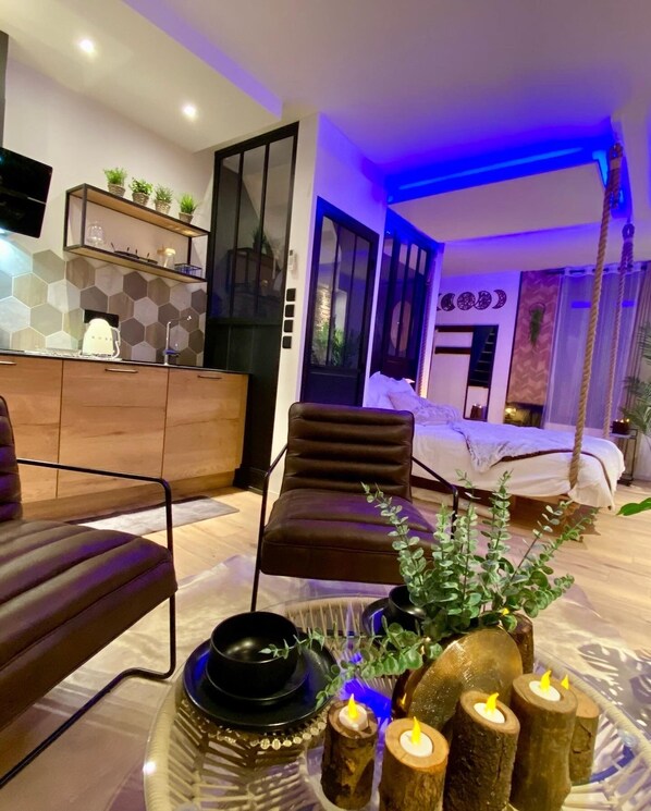 1 slaapkamer, geluiddichte muren, wifi, beddengoed