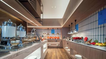 Breakfast served, local and international cuisine