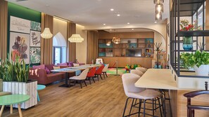 Breakfast, lunch and dinner served