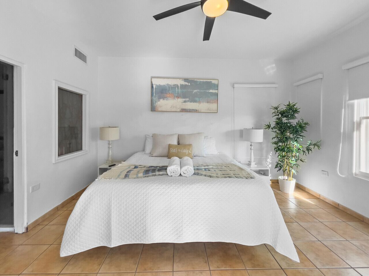 2 bedrooms, iron/ironing board, travel crib, free WiFi