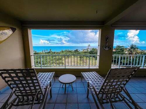 Ocean-View Oasis in Palmas Del Mar with Pool Access.