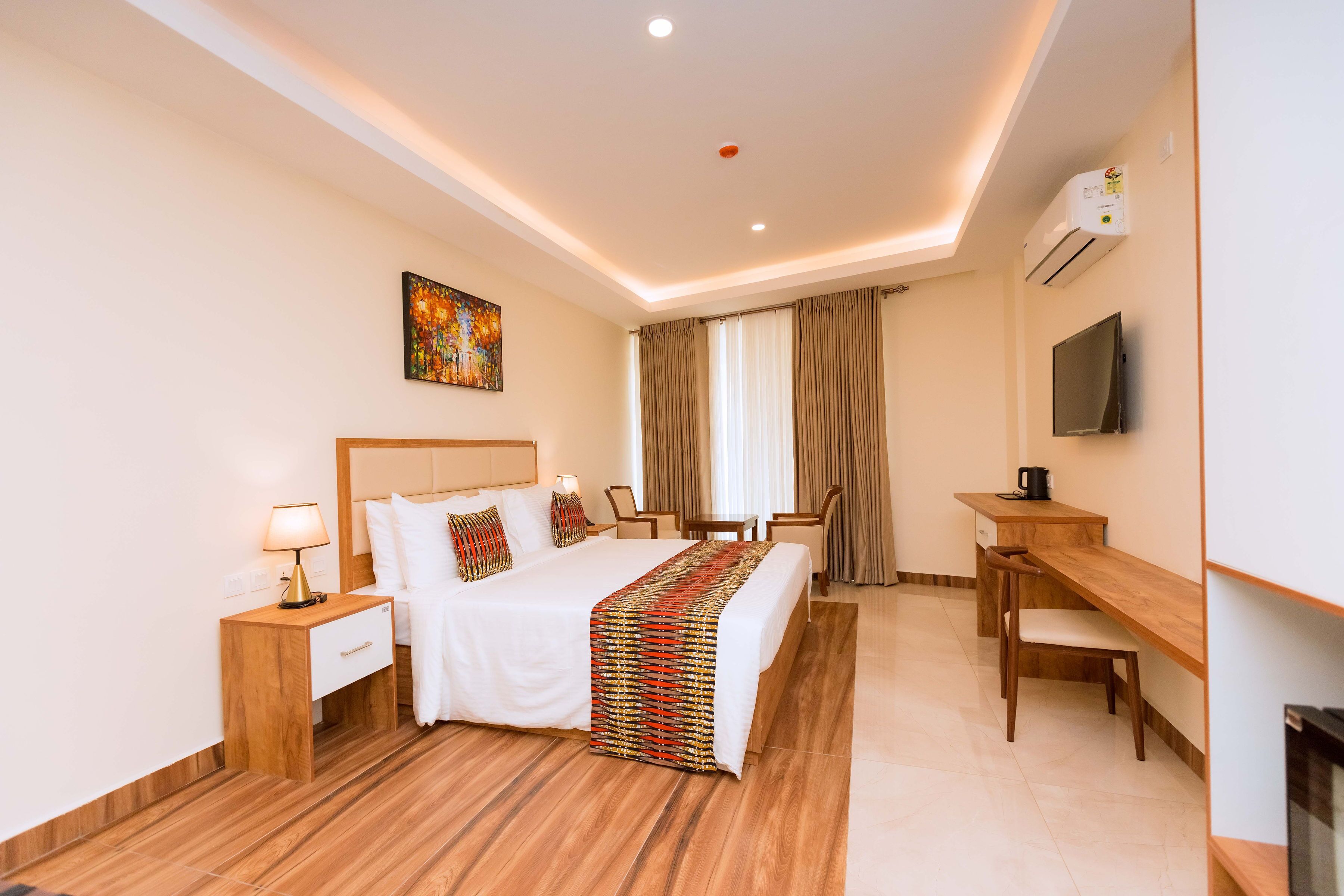 Biancheria da letto di alta qualità, minibar, con stile personalizzato