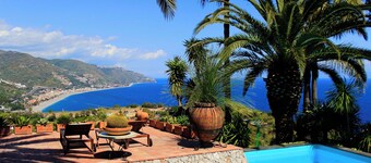 VILLA LOU TAORMINA Private Villa with Panoramic Sea View Pool