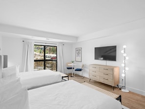 Desk, iron/ironing board, free WiFi, bed sheets