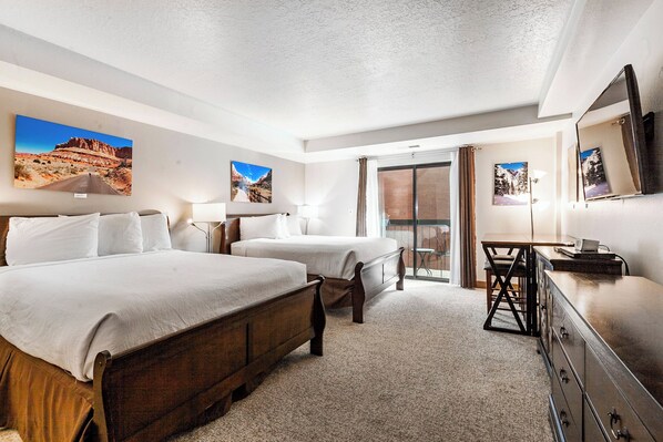 Desk, iron/ironing board, free WiFi, bed sheets