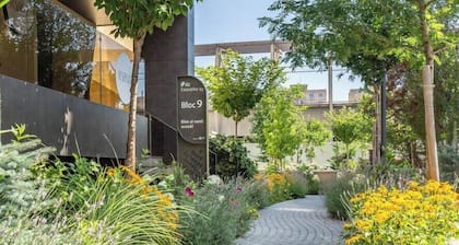 Urban Plaza Alpine Escape Studio