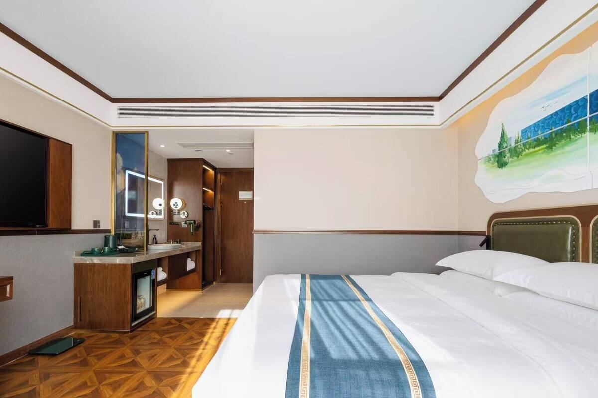 Peralatan tempat tidur premium, gebar bulu kapas, busa memori 