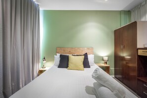 Premium bedding, individually decorated, individually furnished