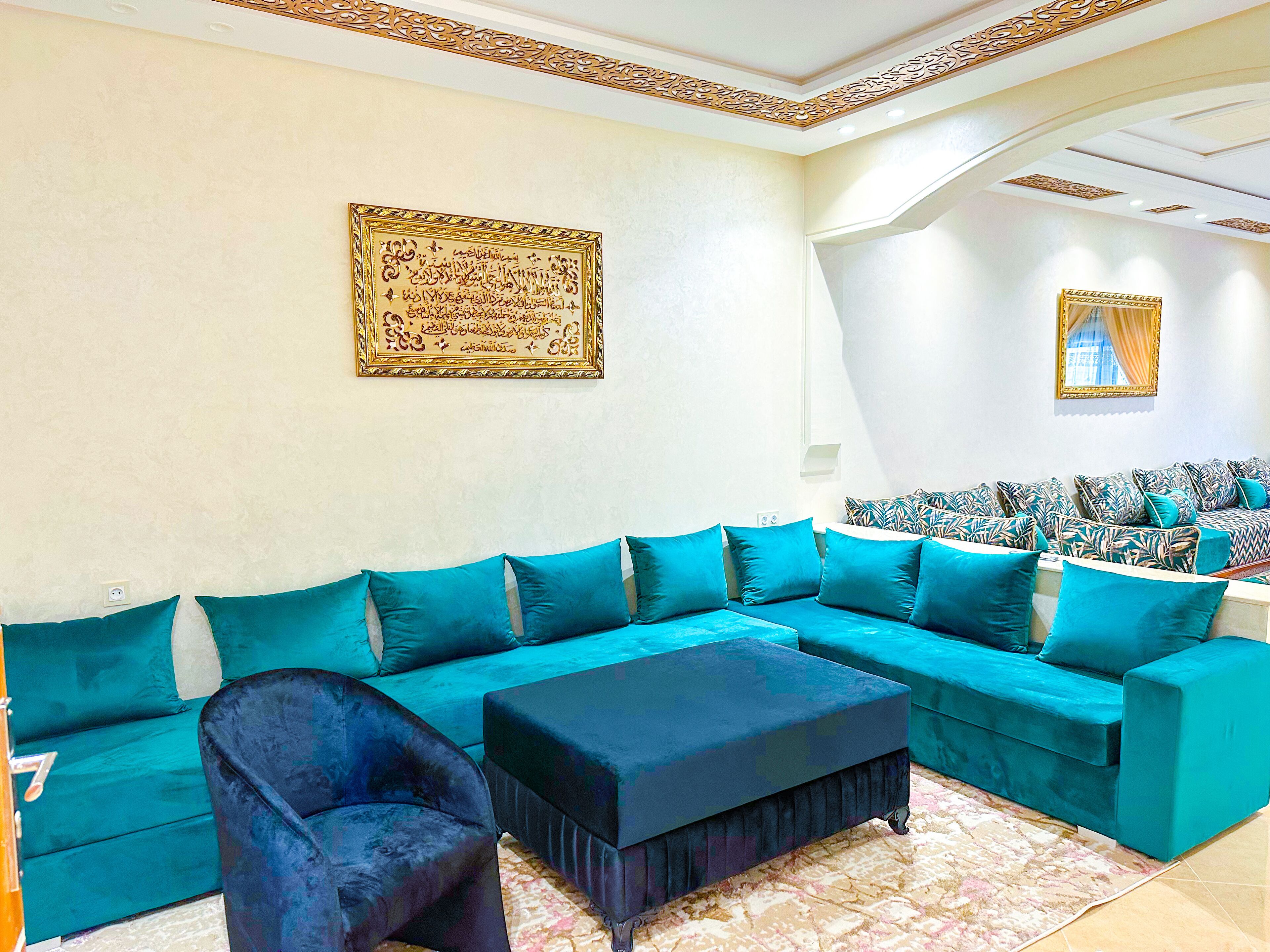 standard apartment | living area | 42-inch smart tv with cable channels