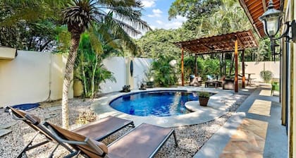 Inviting Home with Colorful Decor and Private Backyard Oasis with a Swimming Pool & Shaded Terrace
