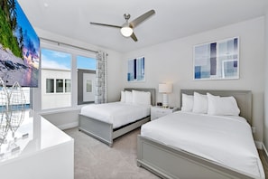 5 bedrooms, in-room safe, iron/ironing board, free WiFi
