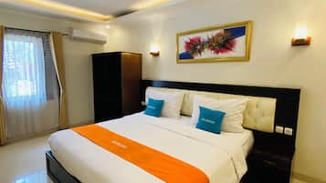 Vila, 3 kamar tidur | 1 kamar tidur, ruang kerja ramah laptop, Wi-Fi gratis, dan seprai linen