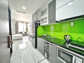 City Studio | Private kitchen - Summerset Apartment - RiverGate Residence (Ho Chi Minh City)