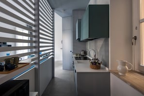 Appartement | Cuisine privée | Réfrigérateur, micro-ondes, lave-vaisselle, machine à expresso