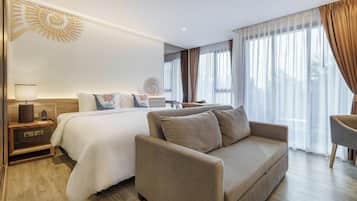 Chambre Deluxe Double ou avec lits jumeaux, baignoire