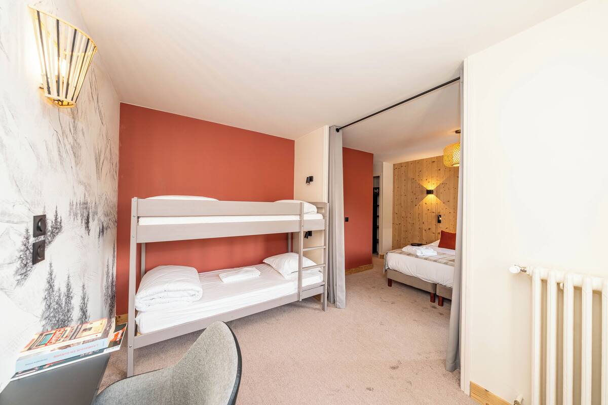 Chambre Familiale | Literie de qualité supérieure, bureau