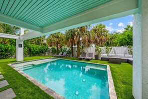 Außenpool, beheizter Pool