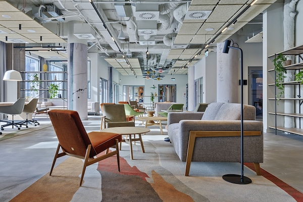 Sala de estar en el lobby