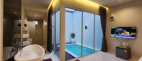 Vila Grand, 1 Tempat Tidur King | Kamar mandi | Perlengkapan mandi gratis dan pengering rambut