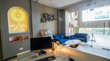 Sala de estar en el lobby