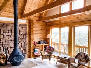 Interior - Dreamy Cabin in the Trees! BBQ & Stargazing Deck (Pine)