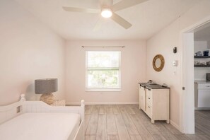 4 bedrooms, iron/ironing board, travel crib, WiFi