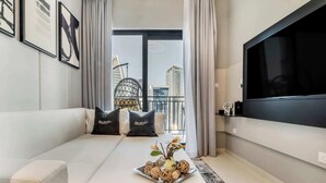 1 slaapkamer, een strijkplank/strijkijzer, reisbedje, wifi