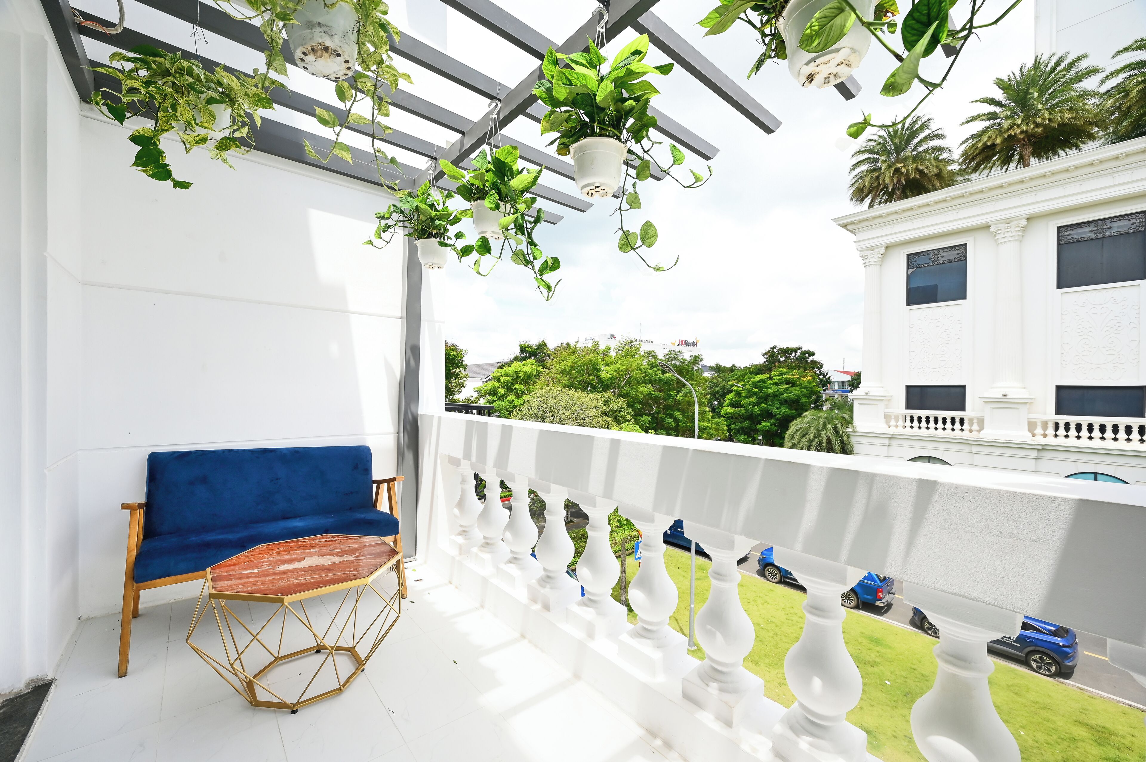 Junior Double Room, 1 Queen Bed, Balcony, City View | Balcony