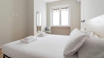 Departamento (1 Bedroom) | 1 habitación, sábanas de algodón egipcio y ropa de cama de alta calidad