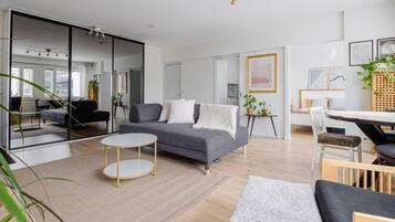 Apartment, 1 Queen Bed with Sofa bed | Living area