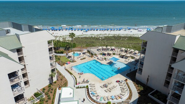 Indoor pool - Newly remodeled condo in Villamare (Hilton Head)