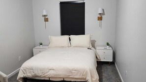 Desk, iron/ironing board, free WiFi, bed sheets - Stylish 3BR + Studio Retreat–Sleeps 8 Comfortably! (Wake Forest)