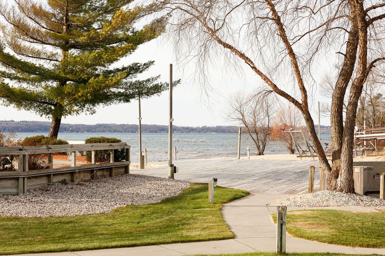 Uitzicht vanuit accommodatie