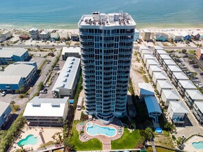 Enjoy beach access and stunning views from the hotel's spacious balconies.