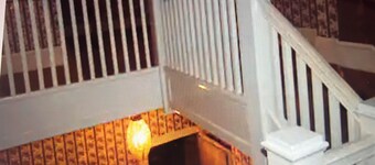 Peace Apartment, upstairs with king size bed.