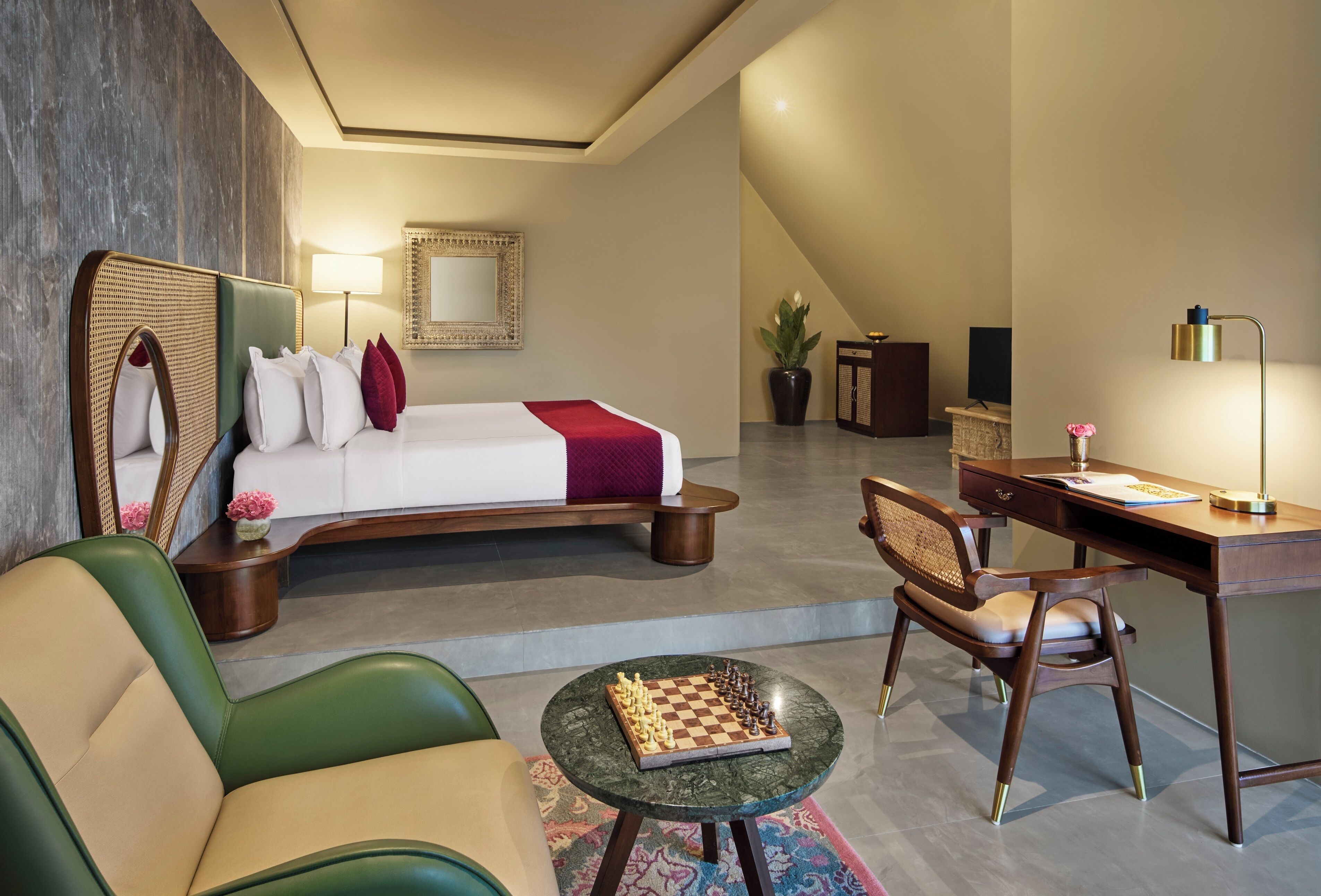 Luxury Studio Suite | Bar mini, meja, seterika/papan seterika, Wi-fi percuma 