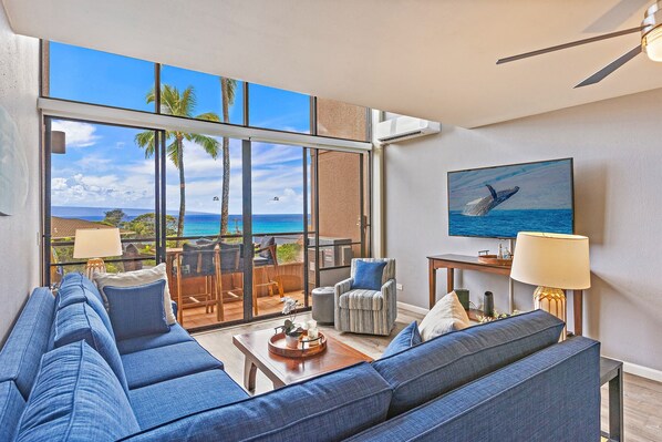 Smart TV - Ocean View Villa in Kahana, Maui (Lahaina)
