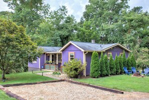 Exterior - Asheville Getaway w/ Deck & Fire Pit | 4BR Retreat + Biltmore Pass (Asheville)