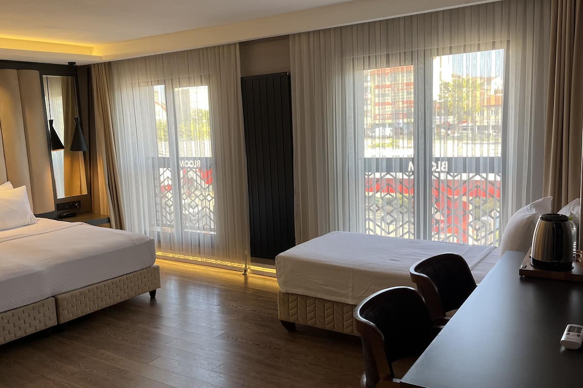 Habitación económica | 1 dormitorio, ropa de cama hipoalergénica, colchones viscoelásticos