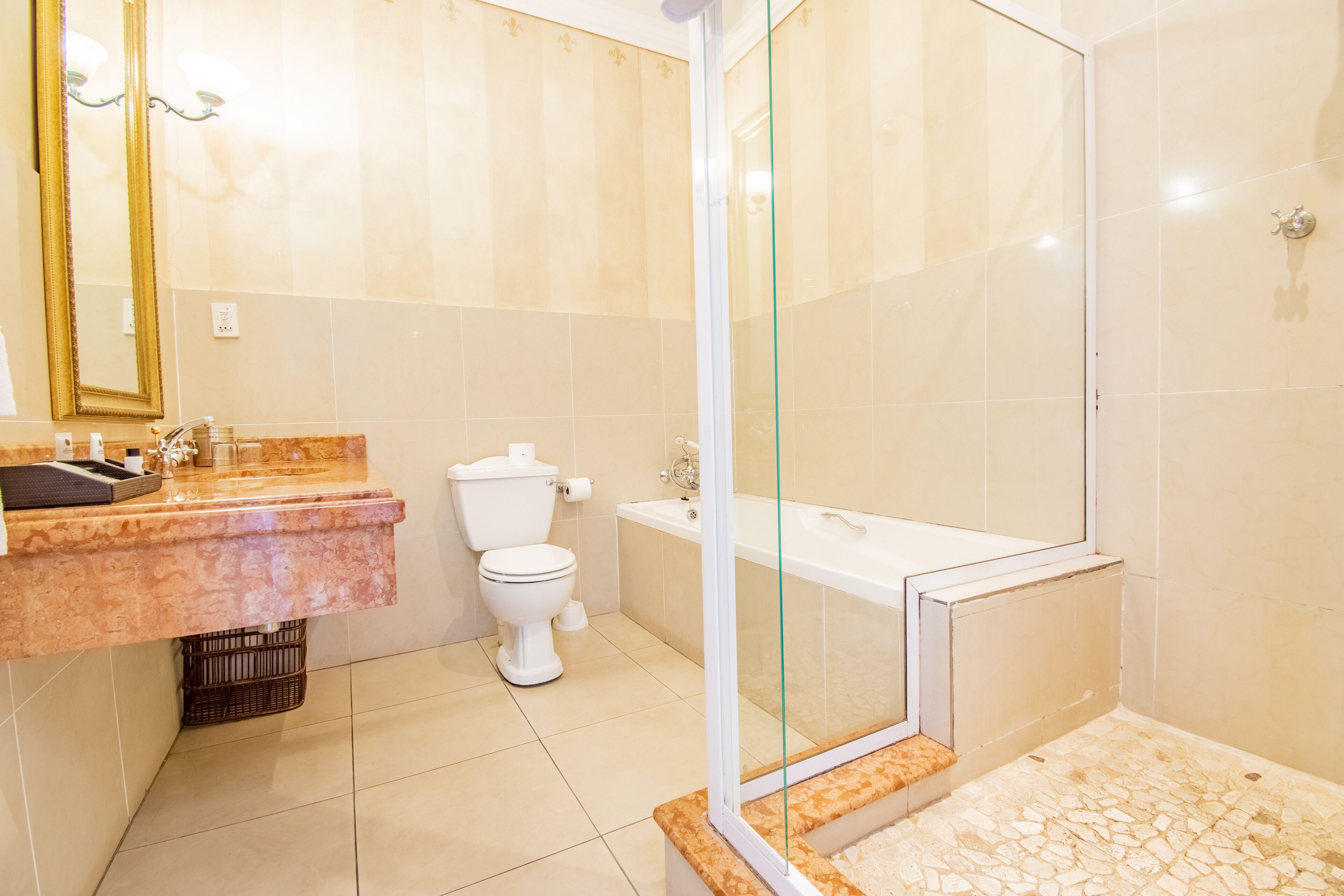 Deluxe Double or Twin Room | Bathroom | Free toiletries, hair dryer