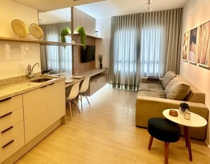 1 bedroom, free WiFi - Blend SmartStyle by Marzani Host (Goiania)