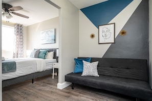 Appartement | 1 slaapkamer, een strijkplank/strijkijzer, gratis wifi