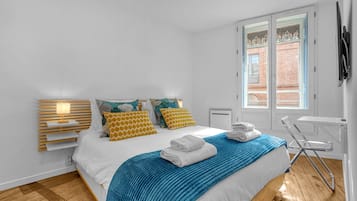 3 chambres, fer et planche Ă repasser, Wi-Fi gratuit, draps fournis